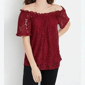 Maurice’s Off The Shoulder Lace Top